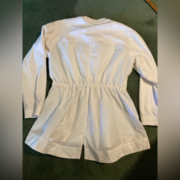 ATHLETA  Athleta Large Triumph Hybrid Crewneck Sweatshirt! Magnolia White - Picture 10 of 11